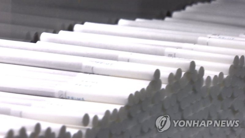 담배 생산라인 [연합뉴스TV 제공]