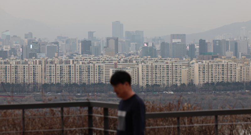 지난 5일 서울 시내 아파트 밀집 지역. 뉴시스 제공