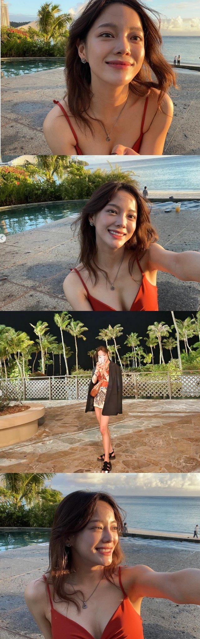 김세정, 해변서 뽐낸 글래머 S라인…괌의 여신 [N샷]