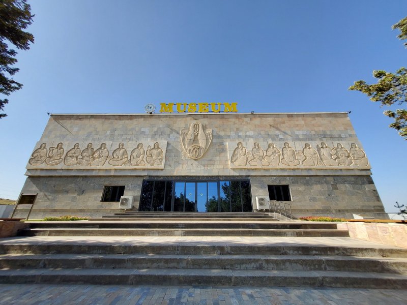 우즈베키스탄 아프로시압 국립박물관 전경. 한국문화재재단 제공