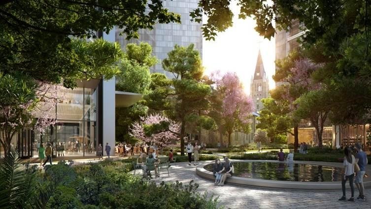 공개 녹지 조감도 [이지스자산운용 제공. 재판매 및 DB 금지]