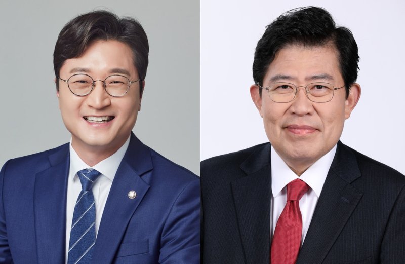[대전=뉴시스] 4월 총선 대전 동구 선거구에 출마한 더불어민주당 장철민, 국민의힘 윤창현 후보. (사진= 선관위 제공) *재판매 및 DB 금지