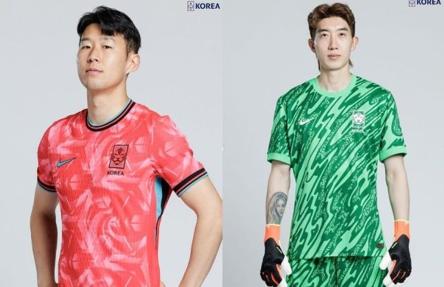 한국 축구 국가대표팀의 새 유니폼 / KFA