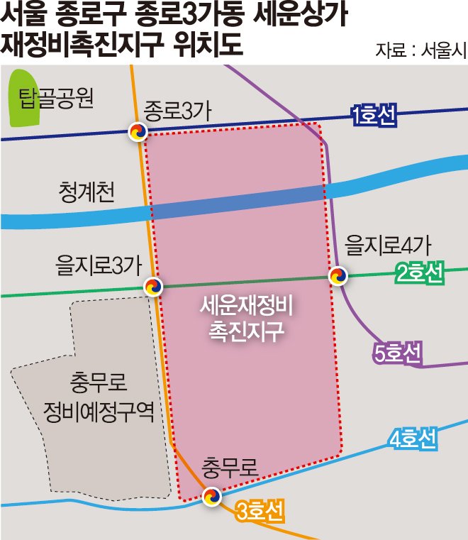 세운지구에 1만㎡ 공원… 지하엔 뮤지컬 공연장 짓는다