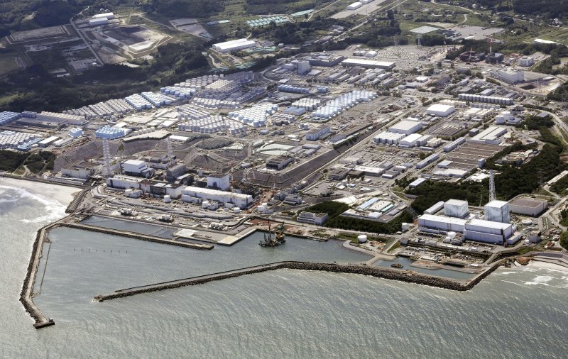 지난해 8월24일 일본 후쿠시마에 있는 후쿠시마 제1원자력발전소 모습. 뉴시스
