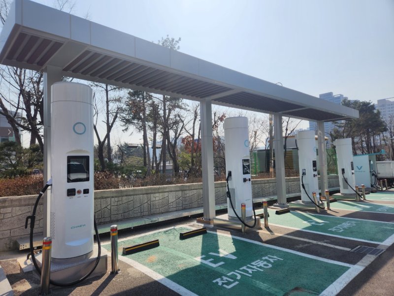 [용인=뉴시스] 전기차 충전시설