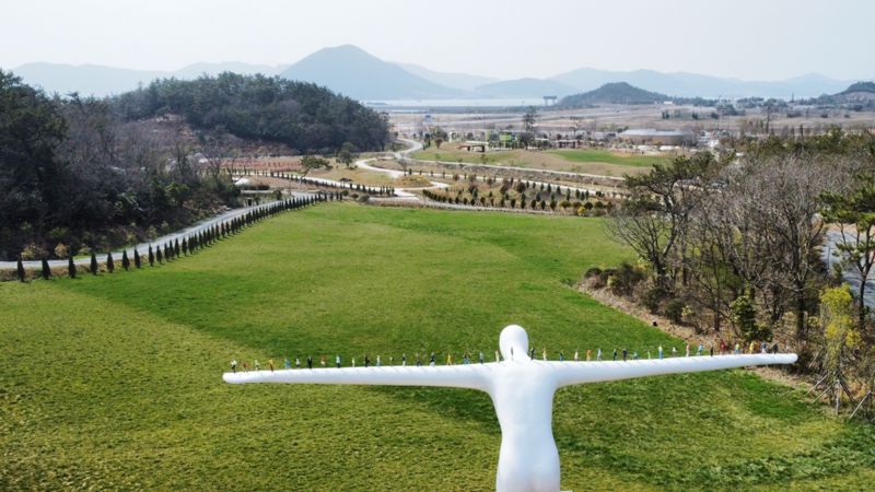 전남 해남군에 위치한 식물원 ‘산이정원’. 한양 제공