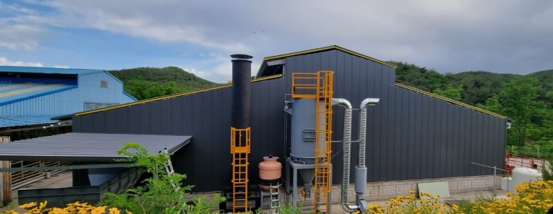 [안동=뉴시스] 영덕울진축협이 건설한 바이오차 생산시설. (사진=경북도 제공) 2024.03.11 *재판매 및 DB 금지