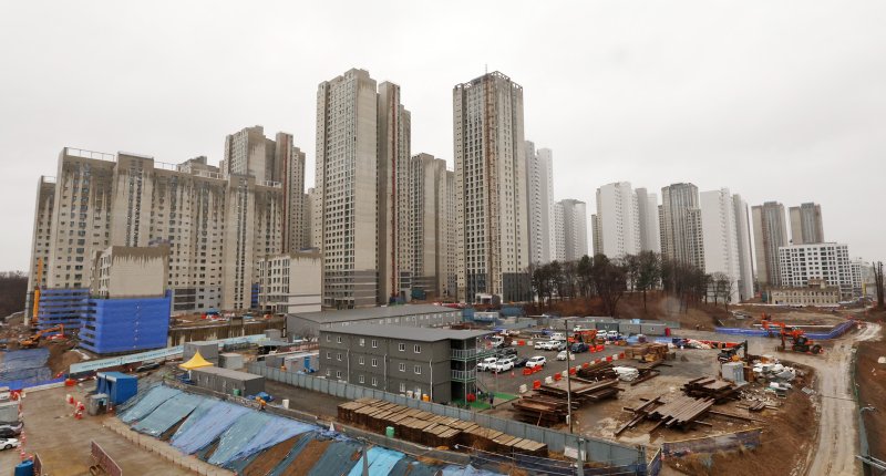 재건축 건설현장 모습. <뉴스1>