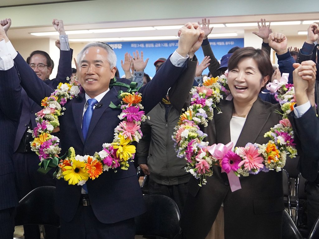 2024년 광주 서구을 총선 당선 당시 양부남 의원