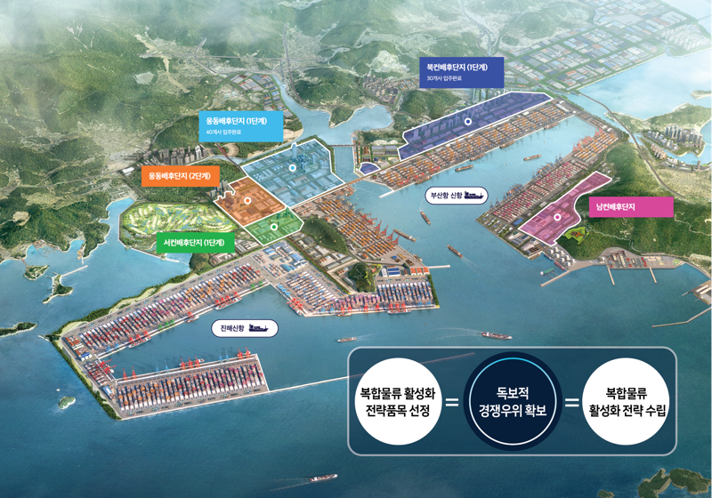 부산진해경제자유구역 '글로벌 복합물류 허브' 밑그림 그린다
