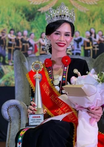 말레이시아 미인대회에서 우승한 비루니카 테린시프. 사진=페이스북