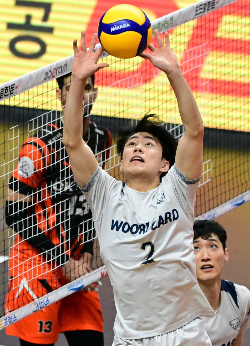 국가대표팀에 발탁된 세터 한태준(우리카드). (KOVO 제공)