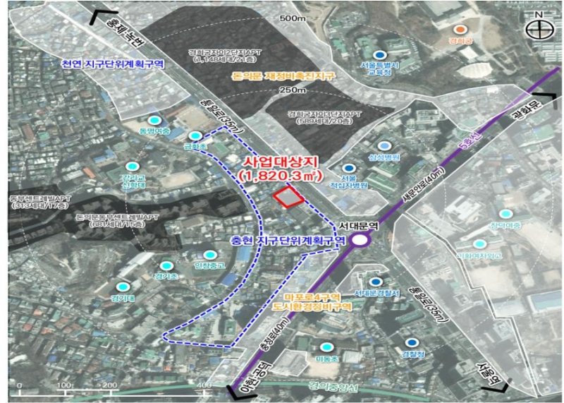 충현2구역 도시정비형 재개발사업 정비구역 위치도 [서울시 제공. 재판매 및 DB 금지]