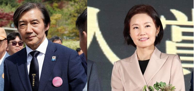 조국 조국혁신당 대표(왼쪽), 김연주 시사평론가. 뉴스1, 연합뉴스