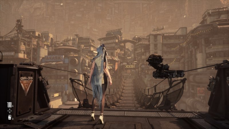 '스텔라 블레이드' 속 마을 자이온 [게임 화면 캡처]