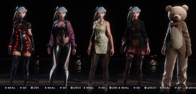 '스텔라 블레이드'의 다양한 캐릭터 의상 [게임 화면 캡처]