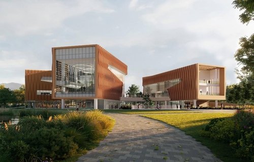 진주혁신도시 복합문화도서관 조감도 [경남도교육청 제공. 재판매 및 DB 금지]