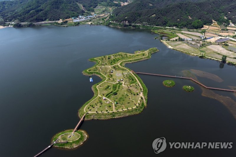 양구 한반도섬 [양구군 제공]
