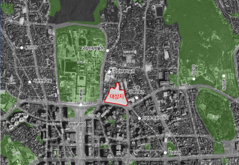 [서울=뉴시스]송현동_위치도. 2024.04.30. (사진=서울시 제공) *재판매 및 DB 금지