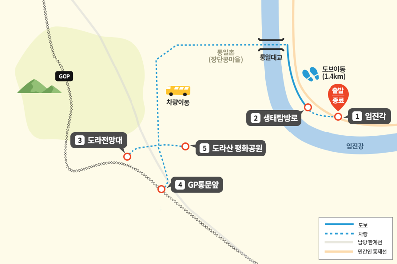 파주 디엠지(DMZ) 평화의 길 테마노선, 14일부터 개방