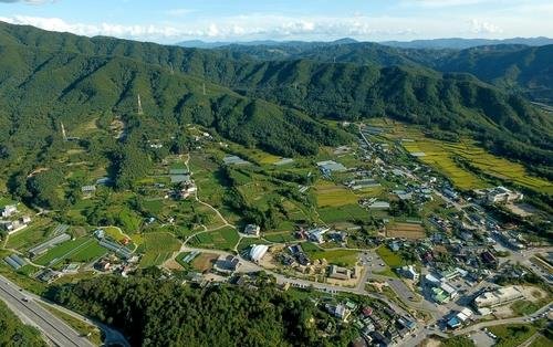 소설가 김유정의 고향인 춘천시 신동면 증리 실레마을. 연합뉴스