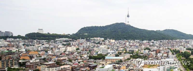 서울 남산주변 고도지구 모습. 서울시 제공