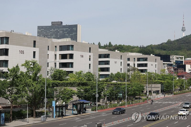 서울 용산구 한남동 '나인원한남' 전경. 사진=연합뉴스