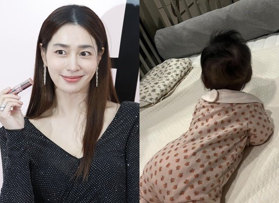 '이병헌♥' 이민정, 둘째 딸 공개 치명적인 뒤태 [N샷]