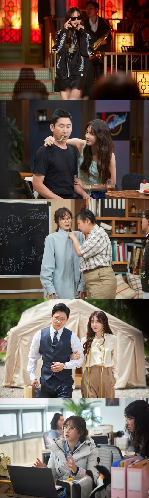 이지아, 'SNL 5' 피날레…신동엽과 밀당 키스에 랩까지 "짜릿한 순간"