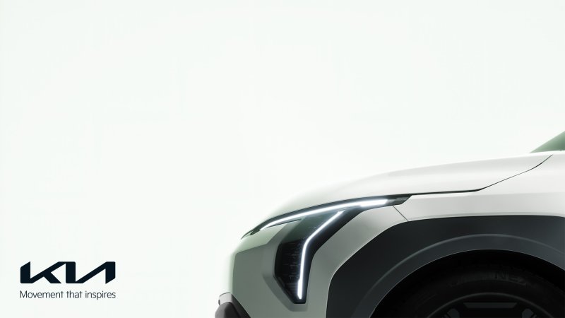 기아가 공개한 '더 기아 EV3'의 티저 이미지. 기아 제공