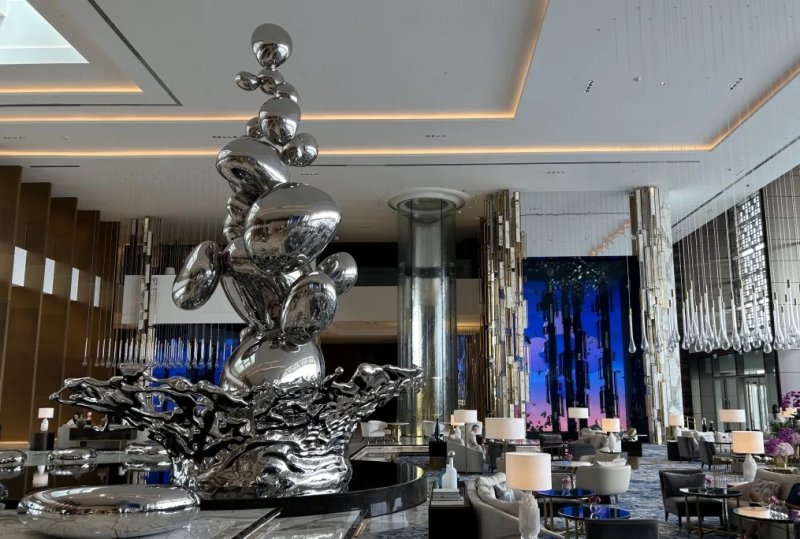 [두바이=CNN/뉴시스] 아틀란티스 더 로얄 내부 모습. 2024.05.07. *재판매 및 DB 금지