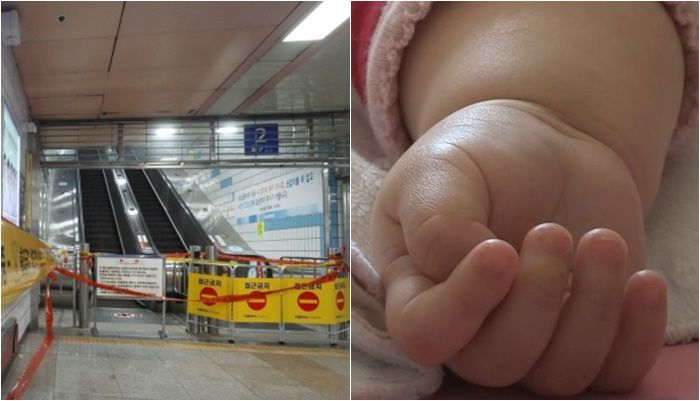 백화점서 16개월 아기, 에스컬레이터에 손가락 절단…어쩌다?
