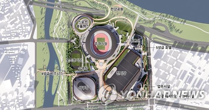 잠실에 9만㎡ 전시장 건립…서울시, 잠실·마이스단지 협상 중간 합의 체결 잠실에 9만㎡ 전시장 건립…서울시, 잠실·마이스단지 협상 중간 합의 체결 (서울=연합뉴스) 서울 송파구 잠실 일대에 9만㎡ 규모의 전시장이 들어선다. 잠실 야구장 위치에는 3만석 이상의 시내 두 번째 돔구장을 건립한다. 서울시는 지난 30일 잠실·스포츠 마이스(MICE, 기업회의·포상관광·컨벤션·전시) 복합공간 조성 민간투자사업(잠실민자사업) 우선협상대상자인 (가칭)㈜서울스마트마이스파크와 대표협상단 회의를 개최해 지난 2년여 간의 협상 결과를 정리하고 향후 실