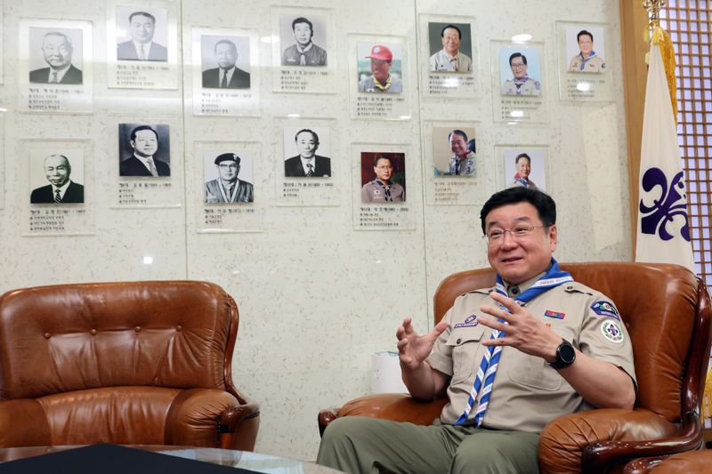 이찬희 전 대한볍협회장 - 한국스카우트연맹 총재 (2024.05.17 사진 = 박범준 기자)