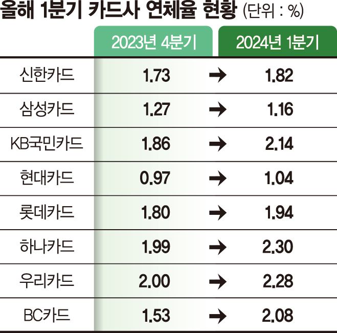 연체율 관리 빛난 삼성카드 ‘수익·건전성’ 두토끼