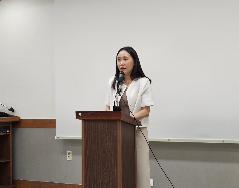 기자회견하는 김종화 힐스테이트청주센트럴 입주예정자협의회장.2024.5.20/뉴스1 이재규 기자
