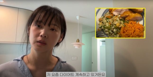 '65kg→48kg' 배우 윤승아, 다이어트 식단 보니..