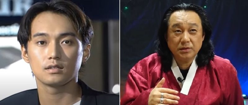 신내림 받은 배우 박철 젊은 시절(왼쪽), 출처 = 유튜브 영상 캡처