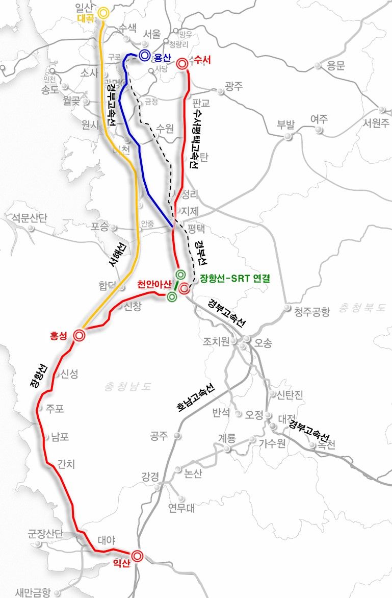 충남도, 장항선 KTX·SRT 시대 연다