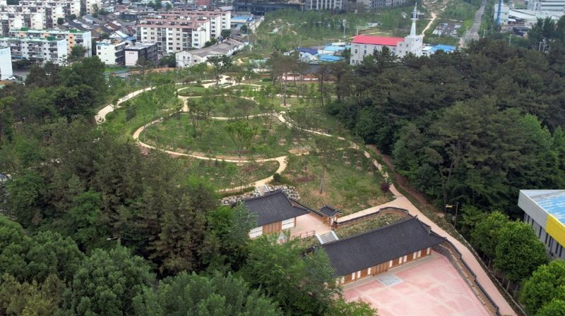 전북 익산 마동공원 전경. 익산시 제공
