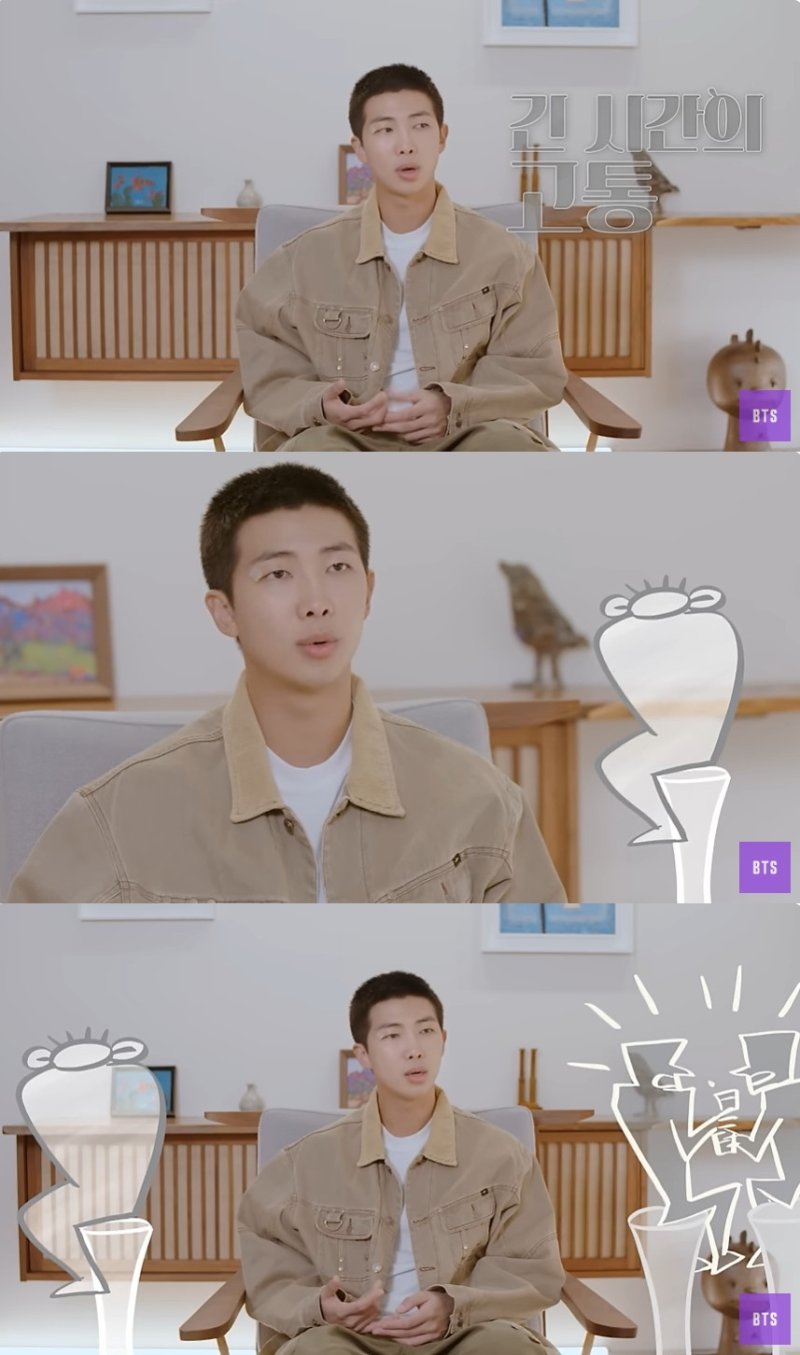 방탄소년단 RM 군 입대 문제 두고 말 너무 많아…긴 시간 동안 고통