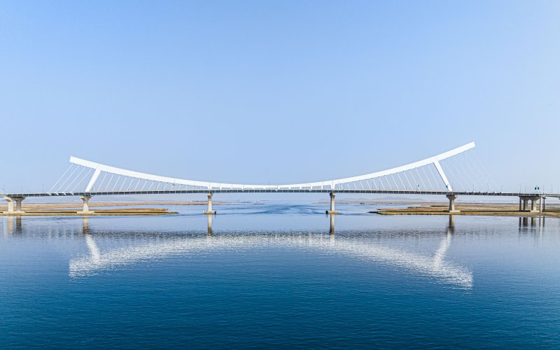 [서울=뉴시스] 새만금 만경대교. (사진=DL이앤씨)