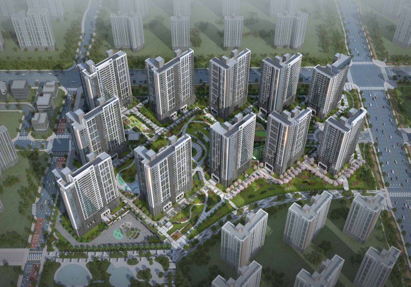 [평택=뉴시스] 고덕국제신도시 서한이다음 그레이튼 조감도 (사진 =(주)서한 제공) 2024.06.04, photo@newsis.com