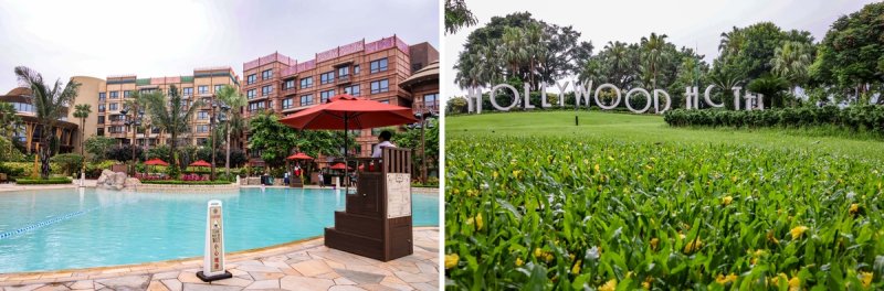 [여행honey] "영웅들과 함께 세계를 구해요" 왼쪽부터 '디즈니 익스플로러 롯지 리조트', '디즈니 할리우드 호텔' [사진/백승렬 기자]