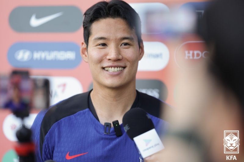 국가대표에 처음 뽑힌 박승욱, (대한축구협회 제공)