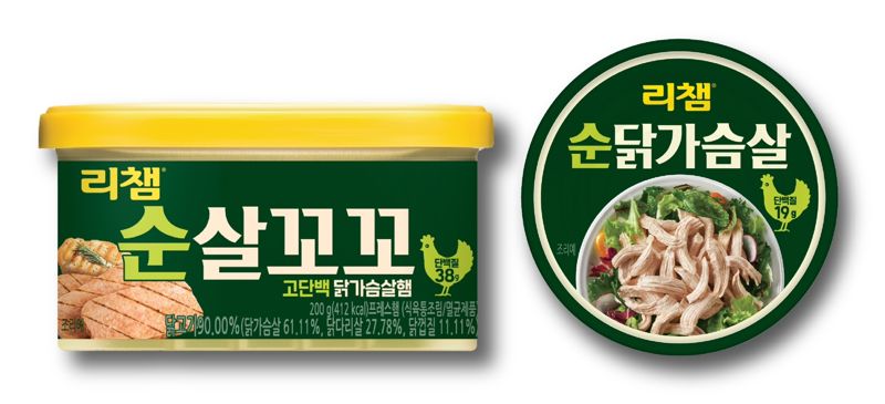 동원F&B, 고단백 닭가슴살 캔 '리챔 순살꼬꼬&순닭가슴살' 내놨다