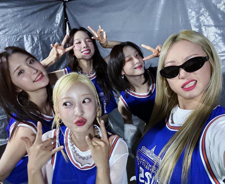 '양재웅과 결혼발표' 하니, EXID 멤버들과 단체샷…여전한 우정 [N샷]