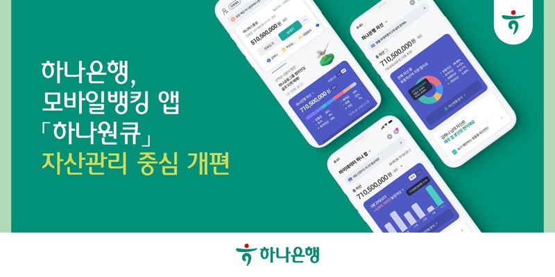 "자산진단에 AI투자 원큐에" 하나銀 모바일앱 자산관리 중심으로 확 바꿨다