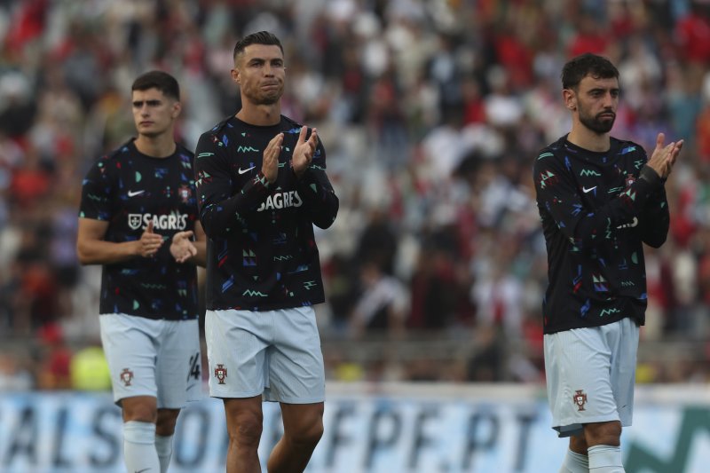 [리스본=AP/뉴시스]포르투갈 대표팀 호날두. 2024.06.08.